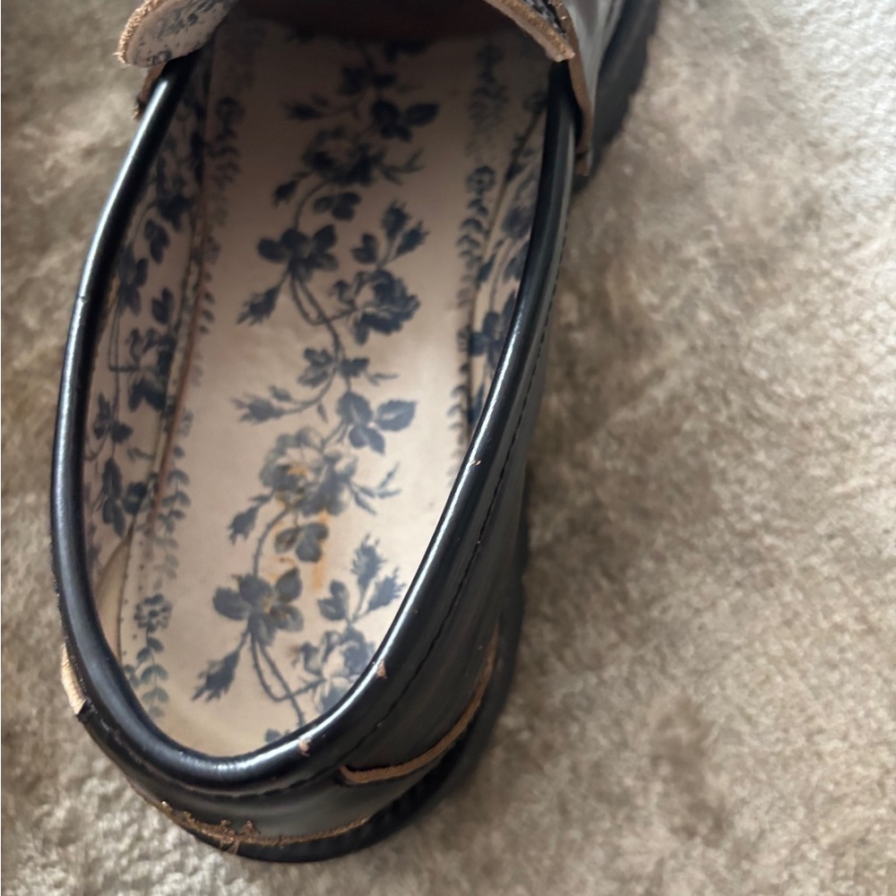 Gucci Black Lug Sole Loafers with Horsebit Size 41.5 - Picture 12 of 16